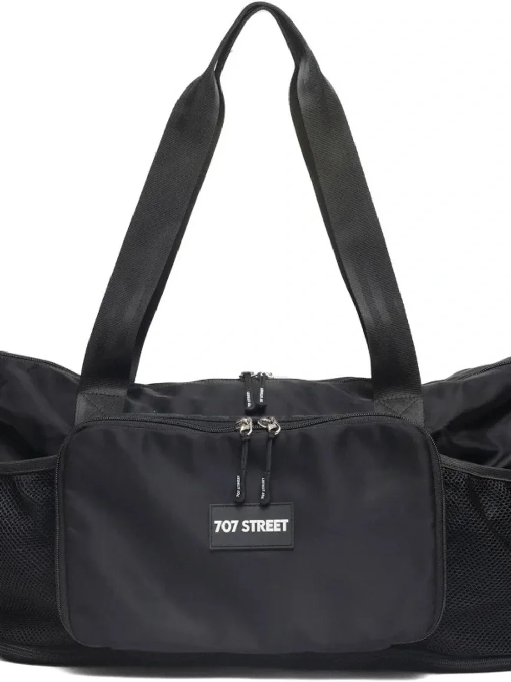 707 Street Black Men's Duffel Tote Bag